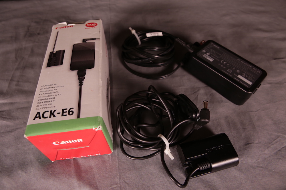 FS: Canon ACK-E6 - AC Adapter Kit - For Canon EOS 5D MKII and MK III, 6D,  7D, 60D - Cine Marketplace - Cinematography.com