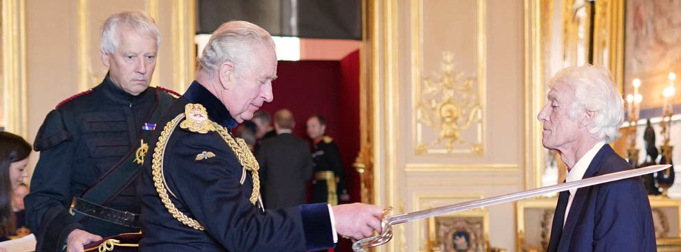 Roger Deakins Knighted at Windsor Castle