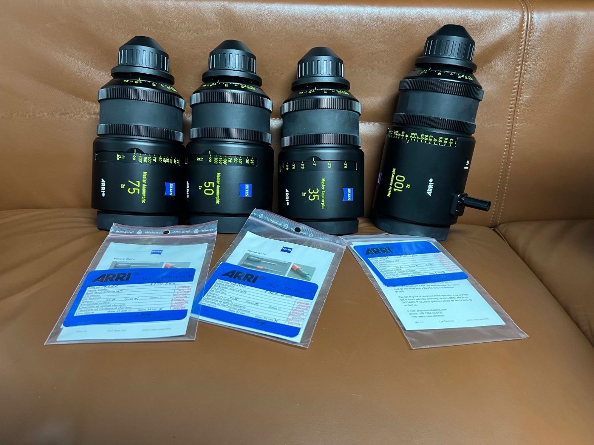 Master Anamorphic set - Cine Marketplace - Cinematography.com