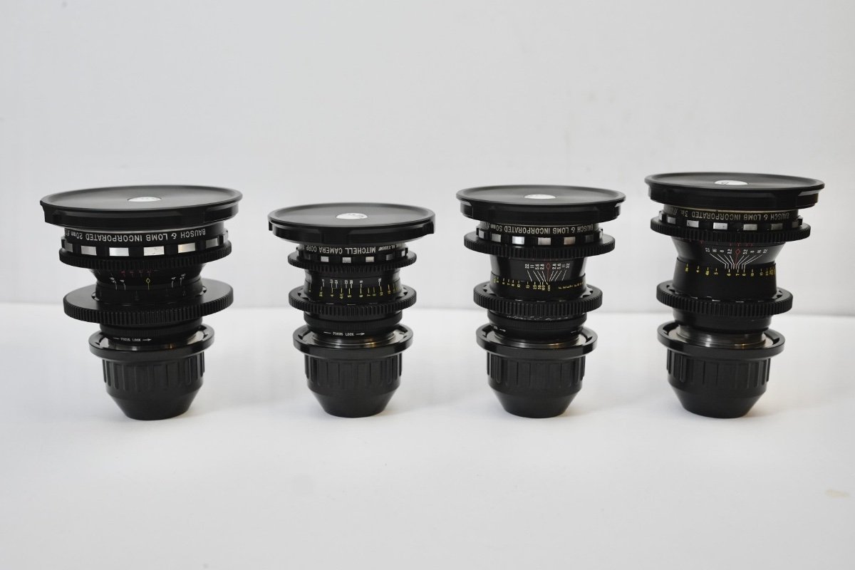 FS: Bausch and Lomb Super Baltar cine lens set 20mm, 35mm, 50mm